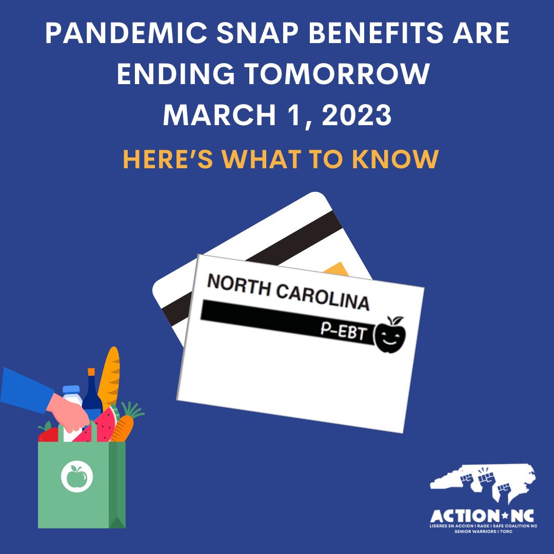 📰 PANDEMIC SNAP BENEFITS ARE ENDING TODAY HERE’S WHAT TO KNOW Action NC